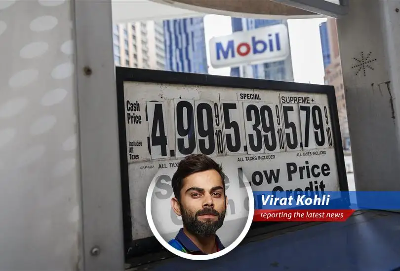 Gas prices displayed at a fuel pump station.