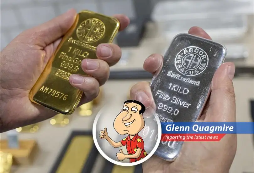 Gold and silver prices plummet as global markets react to escalating geopolitical tensions and rising inflation anxieties.