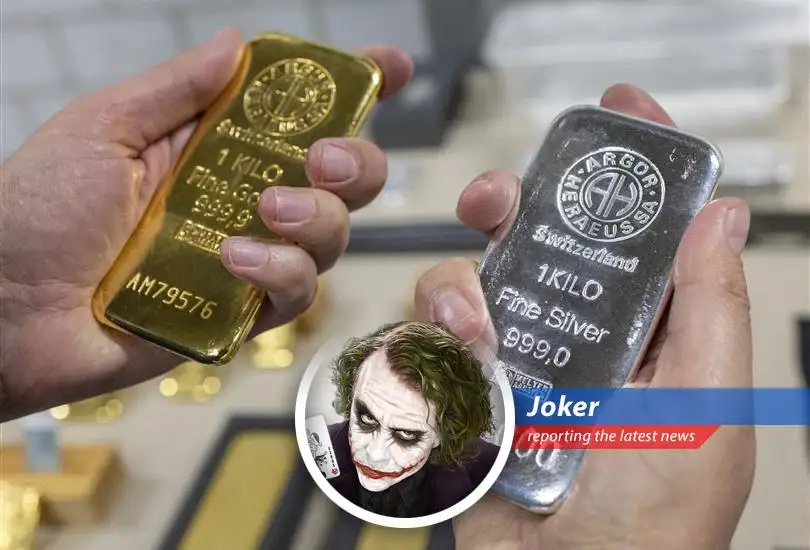 Gold and silver prices plummet, reflecting broader market anxieties.