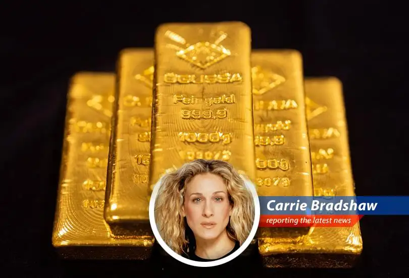 Gold bars gleam under a spotlight, symbolizing financial sophistication and the allure of precious metals.
