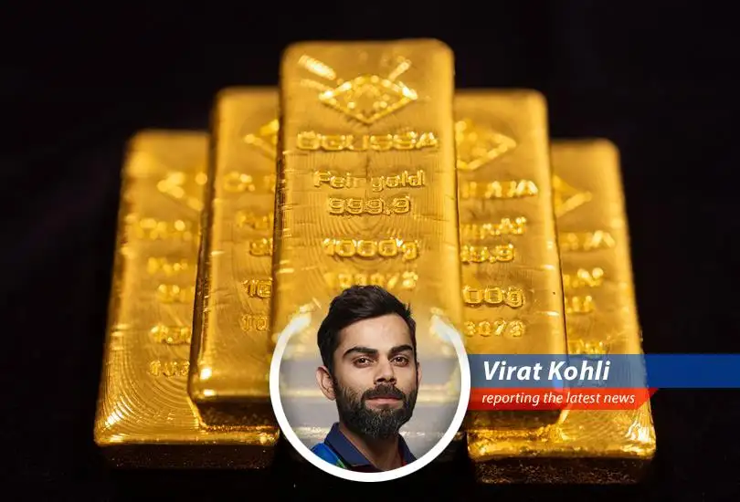 Gold prices experience a downturn as the dollar strengthens and Treasury yields rise.