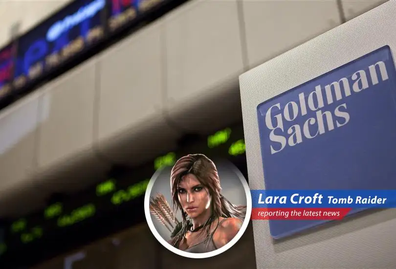 Goldman Sachs' Q1 earnings reveal a mix of triumphs and challenges, but Lara Croft remains confident in the bank's long-term value.