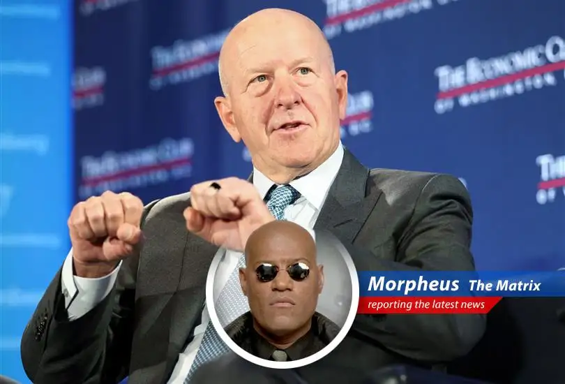 Goldman Sachs headquarters reflecting a successful first quarter fueled by equities trading and investment banking.