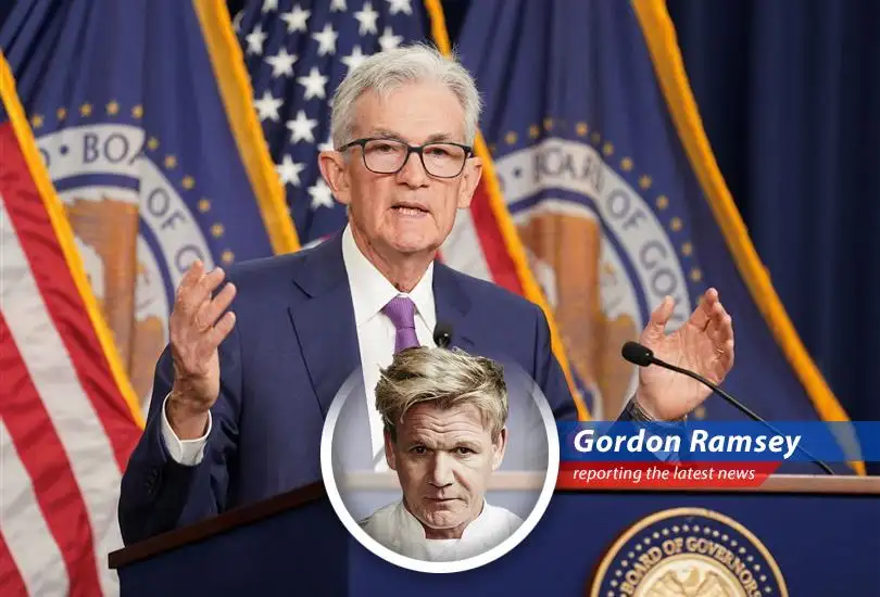 Gordon Ramsey dishes out some spicy critiques on the Federal Reserve's inflation concerns and interest rate deliberations.