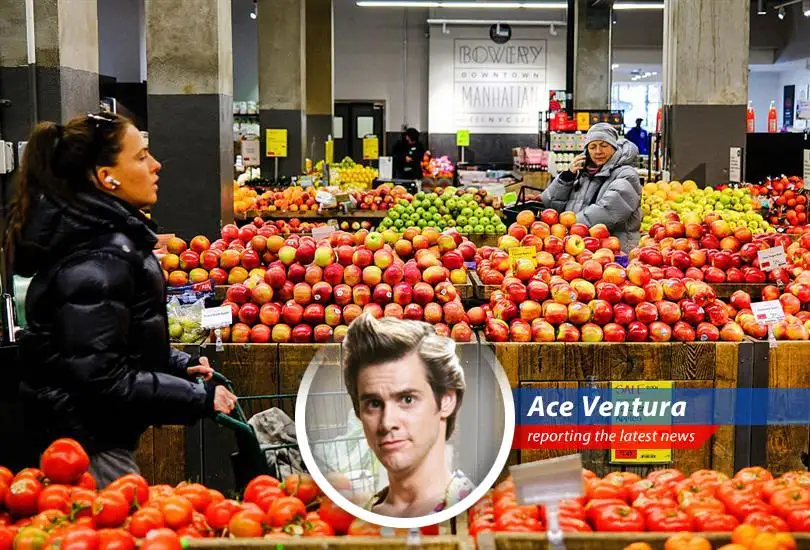 Graph illustrating the unexpected rise in wholesale prices during January exceeding economists' forecasts and raising concerns about persistent inflation.