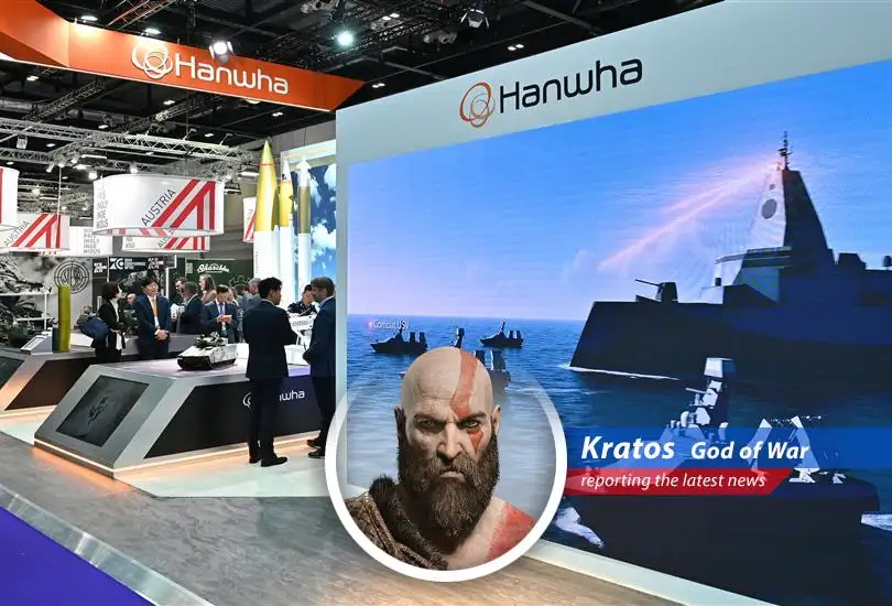 Hanwha Aerospace shares decline despite strong annual revenue growth.