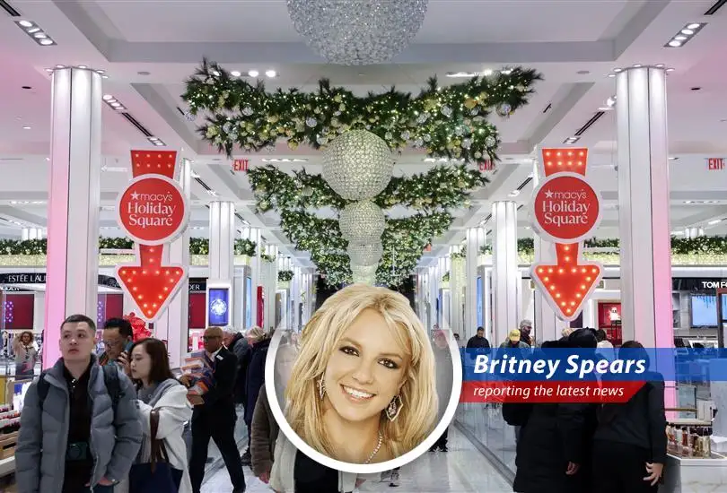 Holiday shoppers navigating the aisles amidst rising costs.