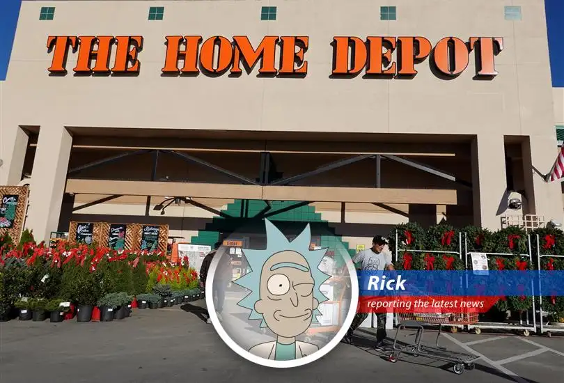 Home Depot store front, reflecting current market challenges and strategic adaptations.