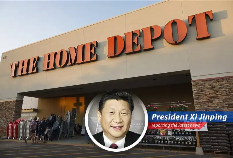 Home Depot store front showcases resilient performance amidst economic uncertainty.