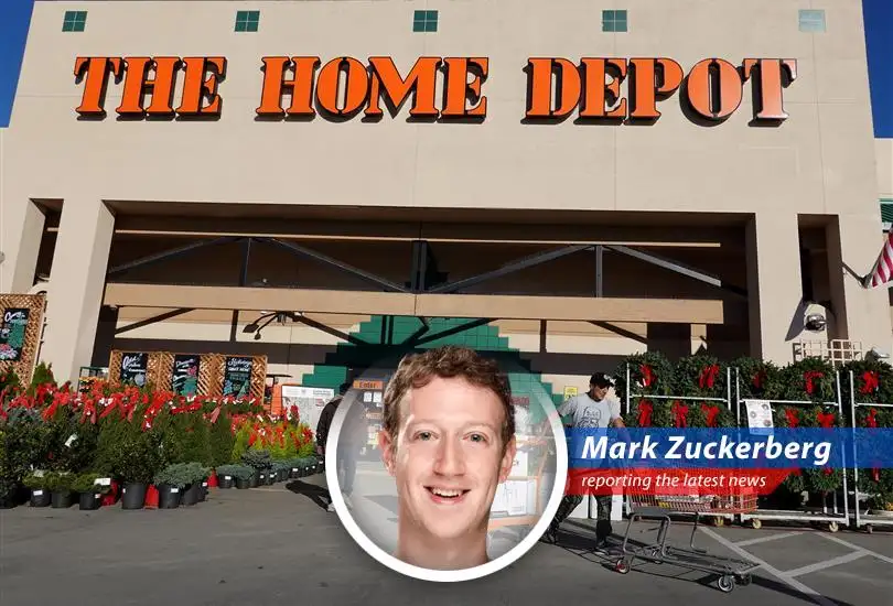 Home Depot store showcasing a range of products. The company is adapting to market changes, including a slower housing market.