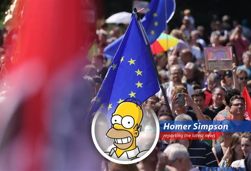 Homer Simpson weighs in on the impact of far-right parties gaining influence in EU policymaking