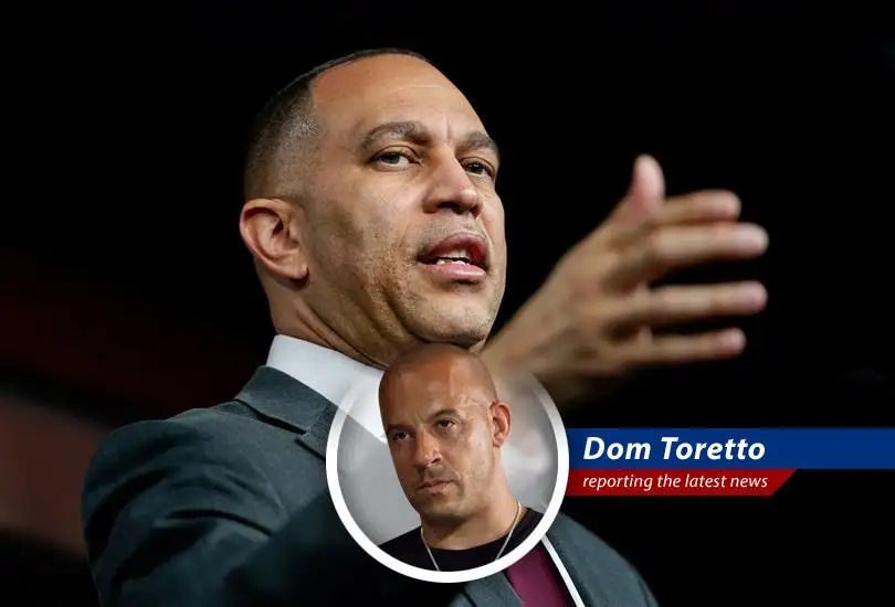 House Minority Leader Hakeem Jeffries addresses the media regarding the Supreme Court's voting rights decision.