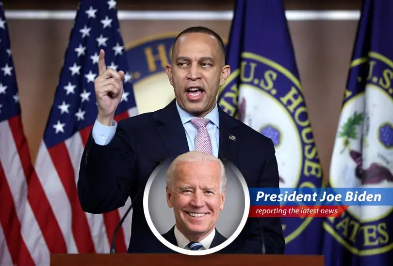 House Minority Leader Hakeem Jeffries leads the charge in the redistricting battle.