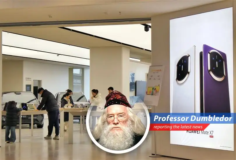 Huawei's headquarters in Shenzhen, China, where the company is striving for technological self-sufficiency in AI.