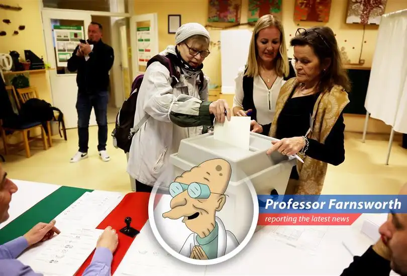 Hungarians casting their votes in an election with potential for significant political and economic shifts.