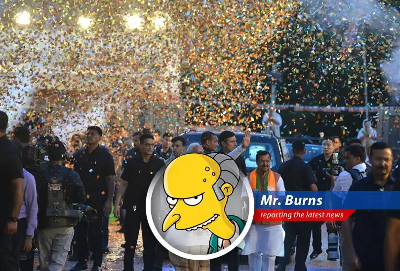 Indian Prime Minister Narendra Modi celebrates BJP's victory amidst economic headwinds.