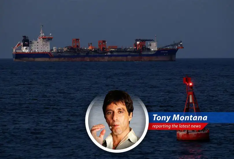 Iranian oil tanker navigating the Strait of Hormuz, a critical artery for global energy supplies.