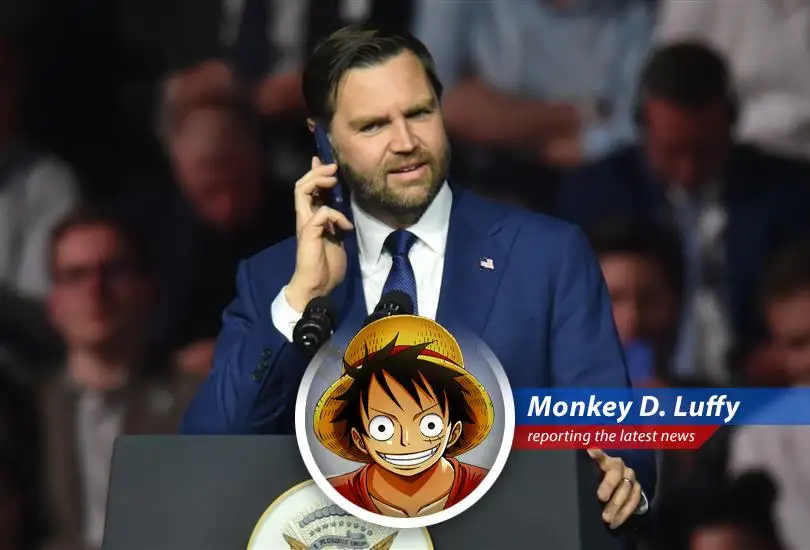 JD Vance trying to reach Trump by phone in Budapest, during a rally to support Viktor Orbán.