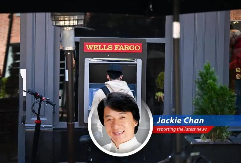 Jackie Chan ponders Wells Fargo's performance, balancing financial metrics with his signature action-packed perspective.