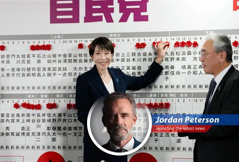 Japanese citizens braving the snow to participate in the democratic process in the latest Lower House election.