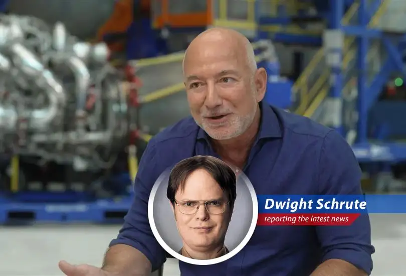 Jeff Bezos giving an interview, possibly regretting his life choices and lack of beet-related investments.