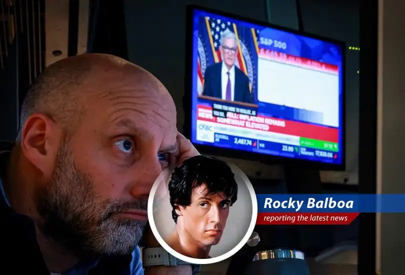 Jim Cramer on CNBC, cautioning investors about the sustainability of the stock market's rally amidst geopolitical tensions.