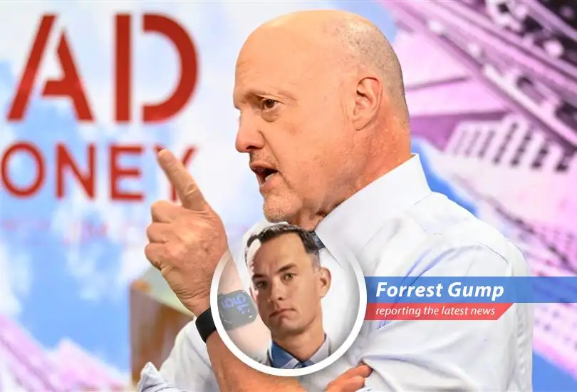 Jim Cramer on CNBC discussing the impact of AI on the software industry.