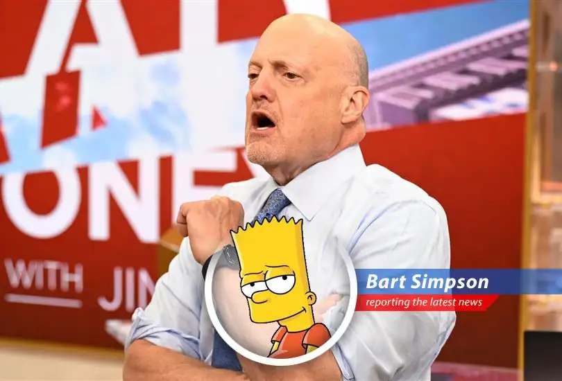 Jim Cramer warns investors to get smart about AI chip stocks before their portfolios go up in smoke like Principal Skinner's car.