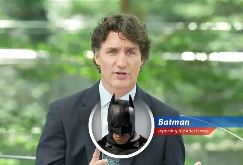 Justin Trudeau addressing global leaders in Singapore, highlighting the need for a restructured international order.