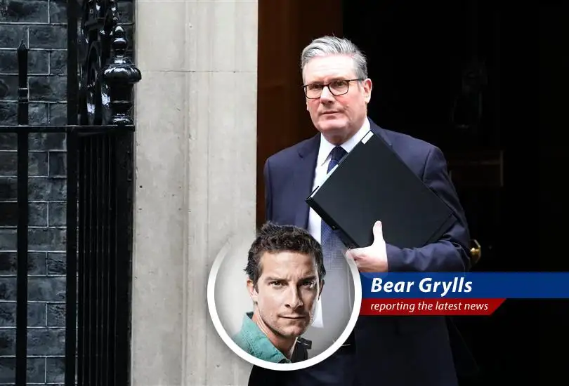 Keir Starmer navigating political rapids as his chief of staff resigns amidst controversy.