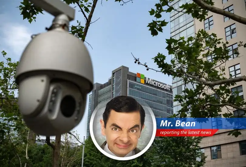 Laugh along with Mr. Bean as he humorously comments on Microsoft's response to Chinese hack by tying executive pay to cybersecurity