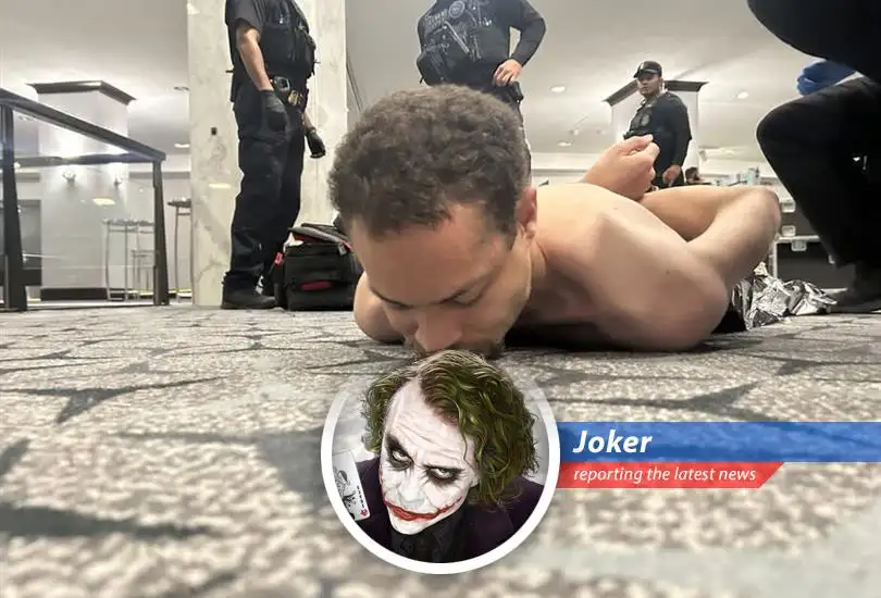 Law enforcement securing the scene after the shooting incident at the White House Correspondents' Dinner.