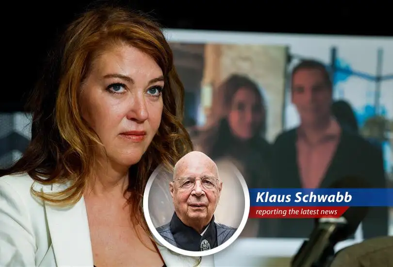 Lonna Drewes accuses former Rep. Eric Swalwell of rape at a press conference in Los Angeles.