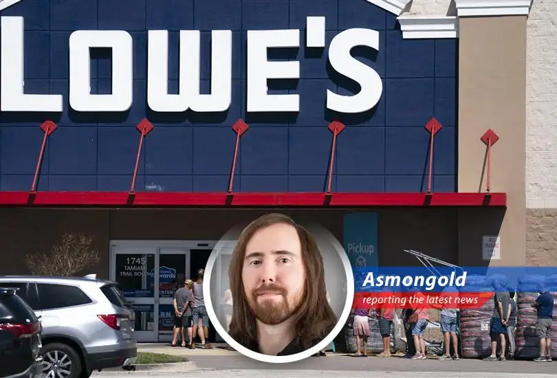 Lowe's store showcasing home improvement products after exceeding Q1 earnings expectations.