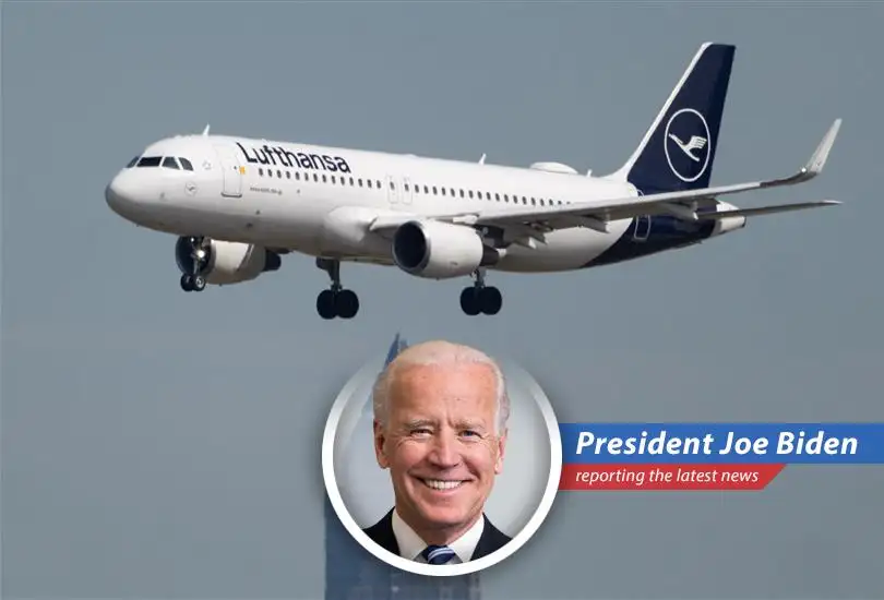 Lufthansa aircraft preparing for takeoff amidst rising jet fuel costs.