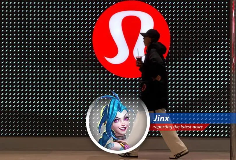 Lululemon store display showcasing athleisure wear, hinting at the brand's challenges and future strategies.