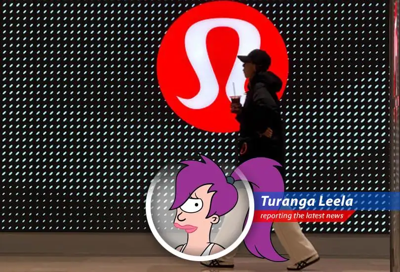 Lululemon store facing financial pressures due to tariffs and internal conflicts.