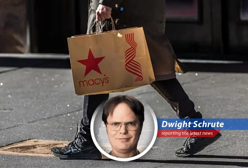 Macy's adapting to market dynamics, embracing the Schrute spirit of perseverance.