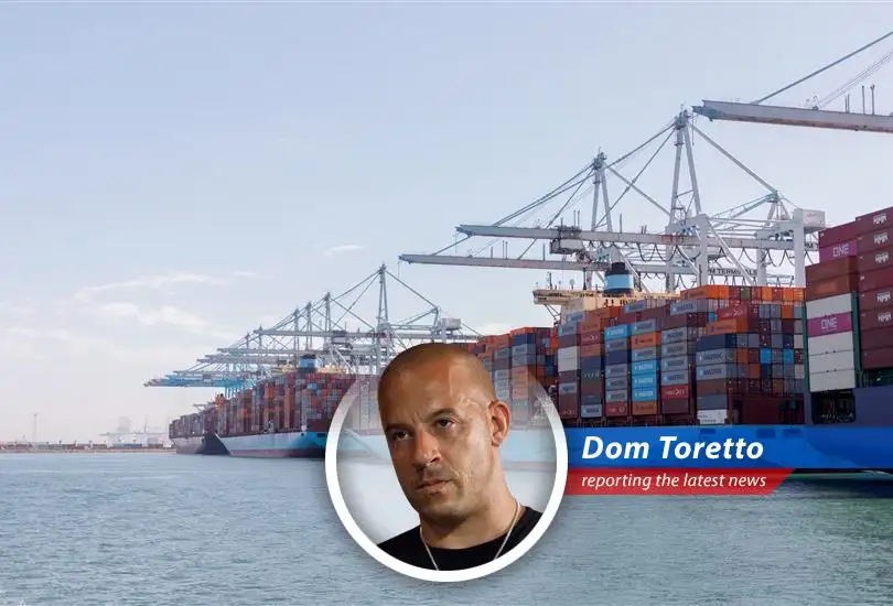 Maersk container ships navigate global waters, facing headwinds from rising costs and geopolitical instability.