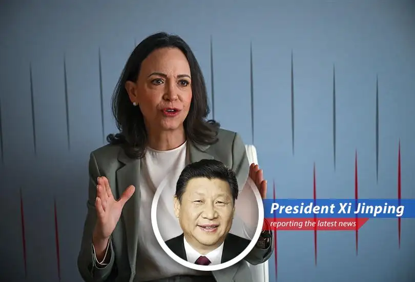 Maria Corina Machado addresses oil and gas executives at CERAWeek, seeking investment in Venezuela amidst political uncertainty.