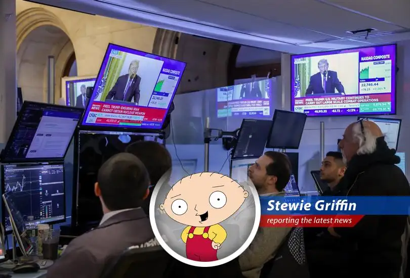 Market volatility fueled by Trump's policies and global conflicts.