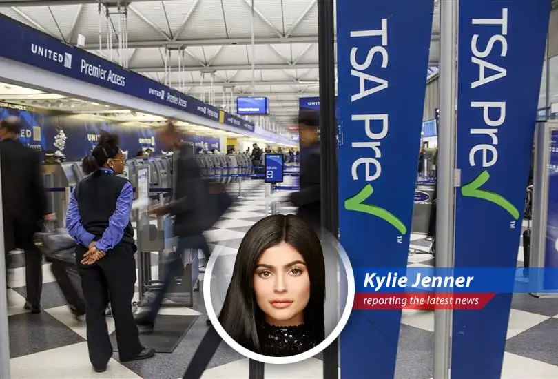 Me trying to navigate airport security before my private jet era, thankfully I now have my own Kylie Air.