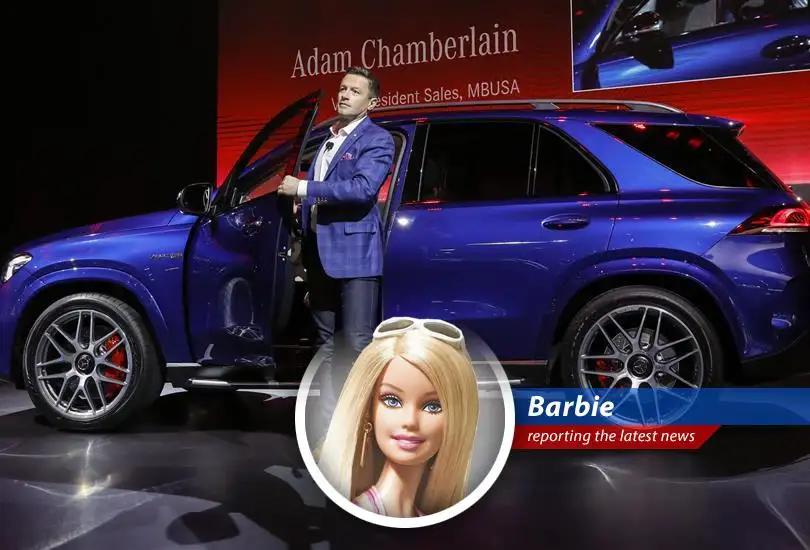 Mercedes-Benz USA CEO Adam Chamberlain discusses market challenges at the company's manufacturing plant in Vance, Alabama.