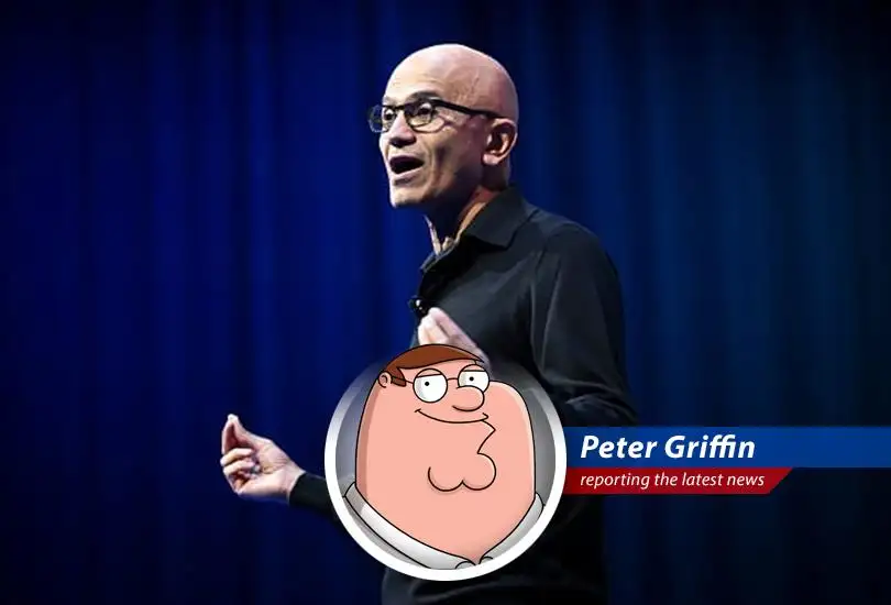 Microsoft execs probably facepalming harder than I do when Stewie starts talking about world domination.