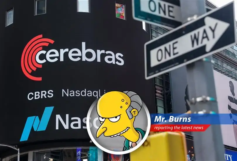 Montgomery Burns ponders the complexities of AI chip manufacturing, likely plotting a hostile takeover.