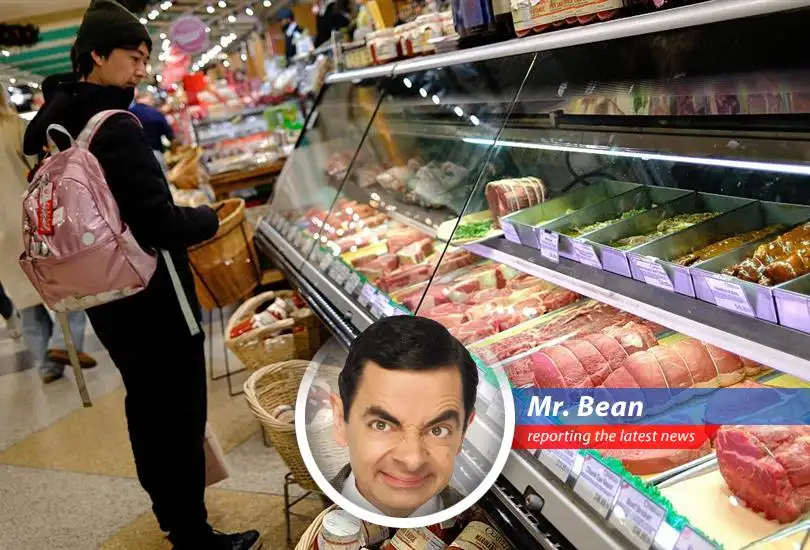 Mr. Bean contemplates the economy while Teddy offers silent support, much like the Federal Reserve