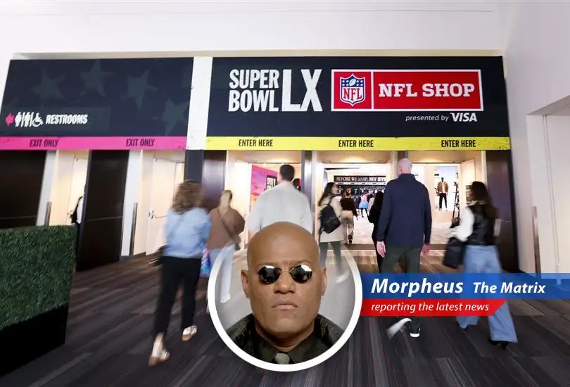 NFL logo displayed with financial trading charts, symbolizing the league's concern over sports prediction market regulation.