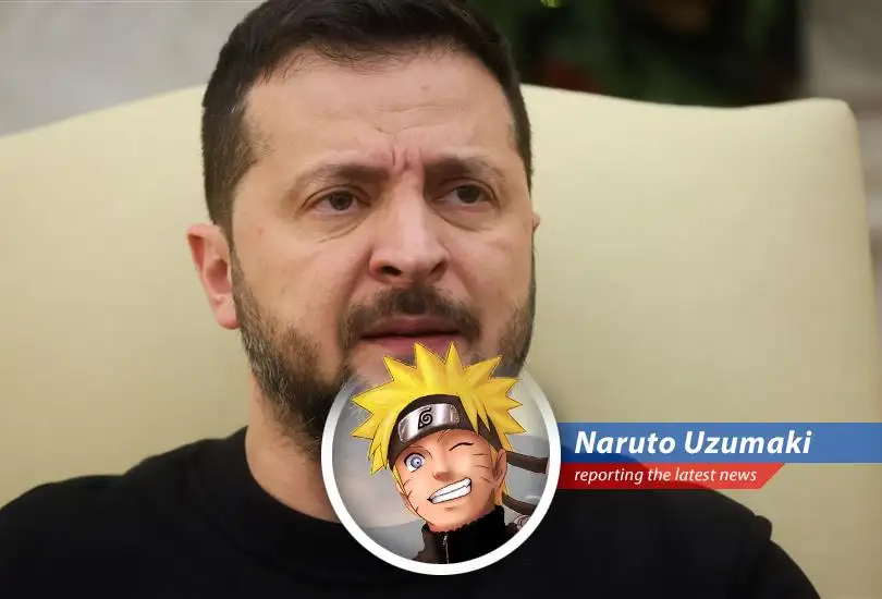 Naruto Uzumaki takes on the diplomatic battlefield between Ukraine, China, and Russia with his signature style.