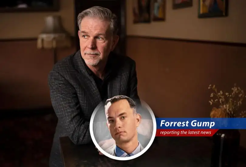 Netflix headquarters glows as the company announces its Q1 earnings and strategic shifts. Life is like a Netflix queue, full of surprises and endless choices.