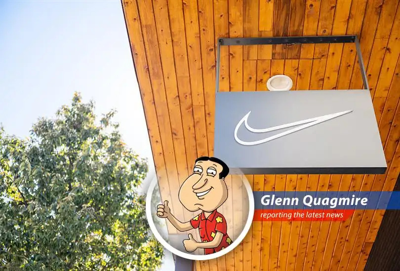 Nike store displaying an array of athletic footwear, illustrating the retailer's global reach and the challenges it faces in a competitive market.